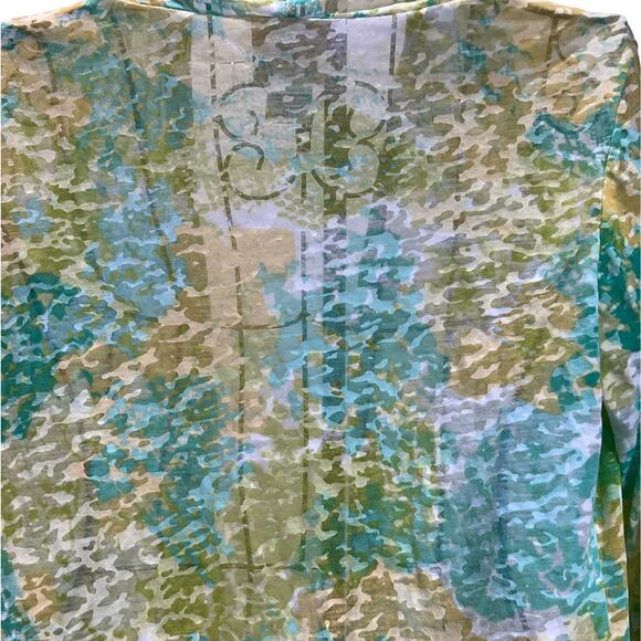 Ruby Rd Open Front Waterfall Drape Cardigan Sweater Jacket Overpiece Size Small - Picture 4 of 9